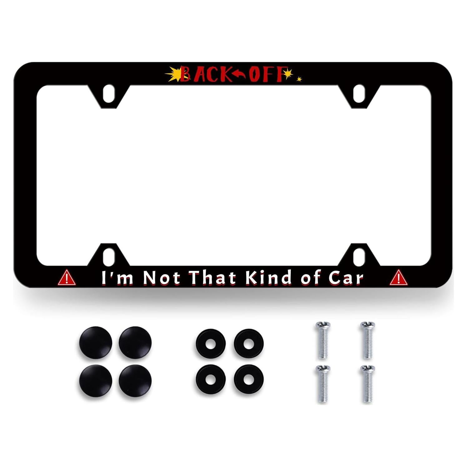 Marco de Placa de Licencia Personalizado RNKATIH 31.12x15.88cm