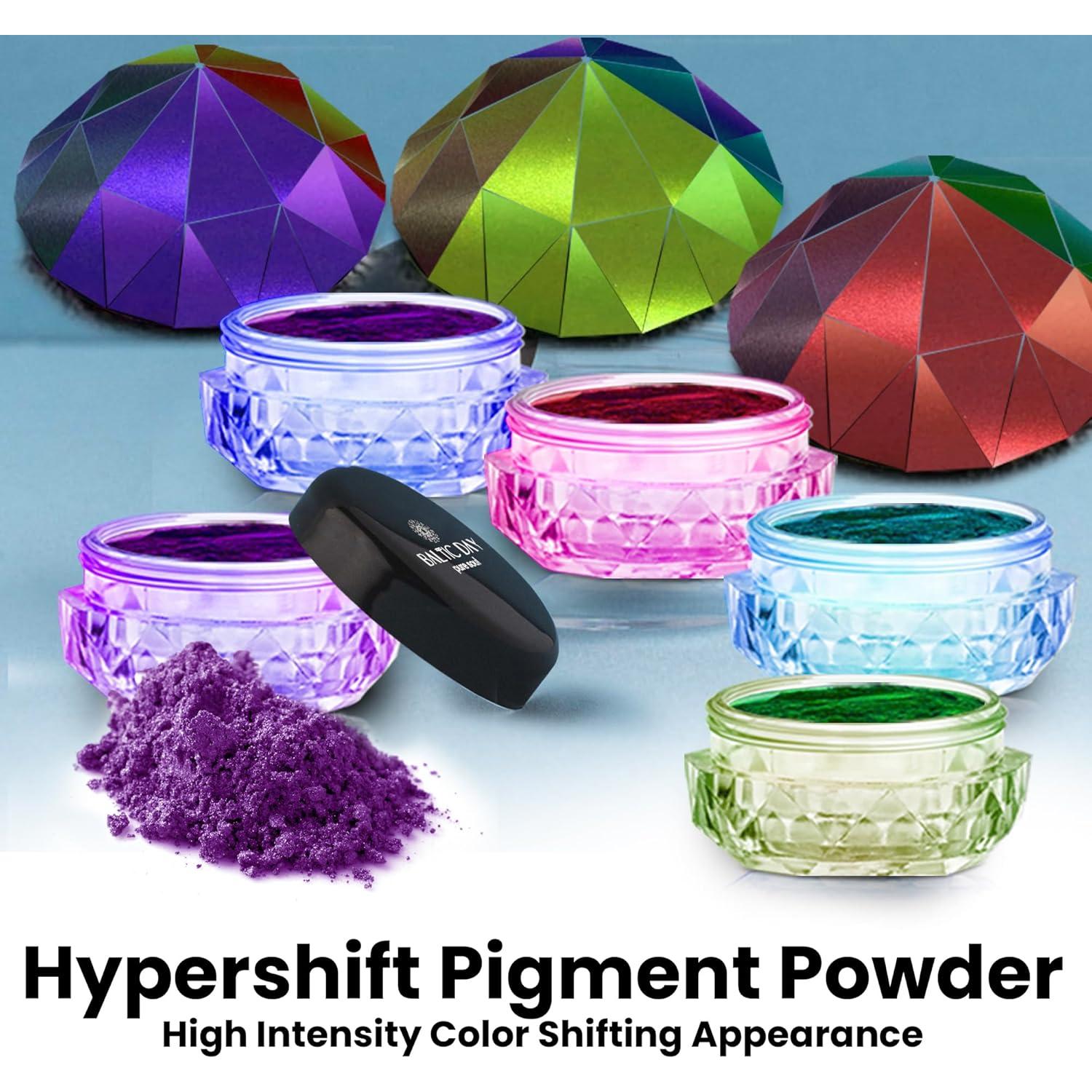 Juego de Polvo de Mica Camaleón Intenso Baltic Day - 12 Colores