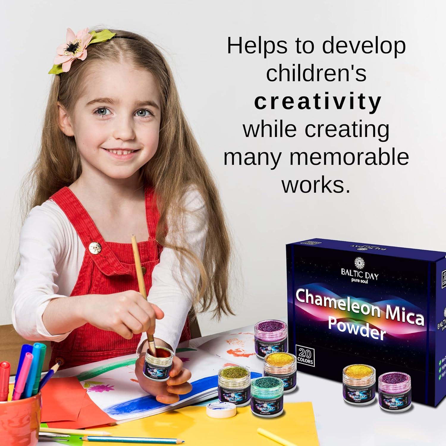 Juego de Polvo de Mica Camaleón Intenso Baltic Day - 12 Colores