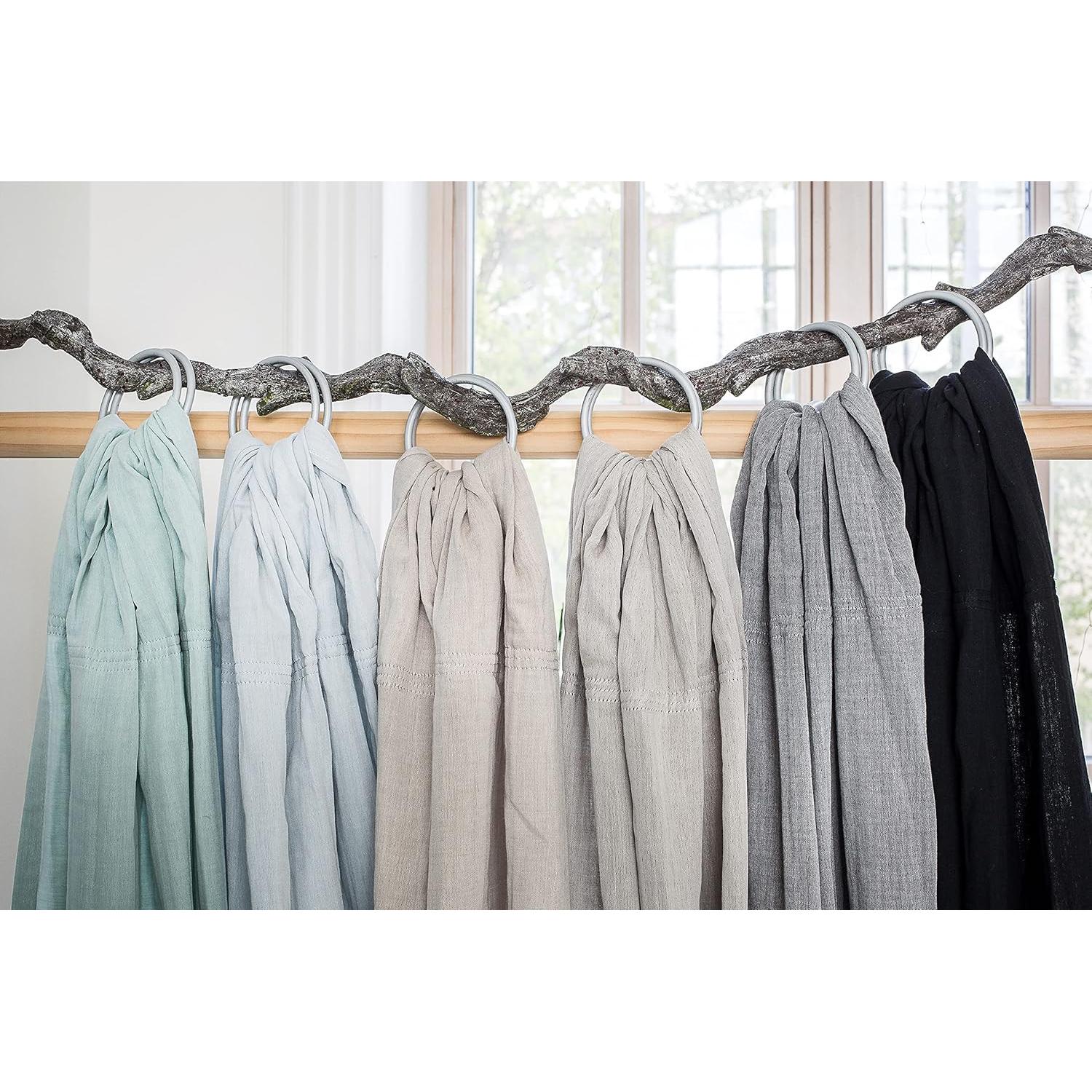 Portabebés de Anilla Muselina Algodón Beige Ajustable 0-11kg