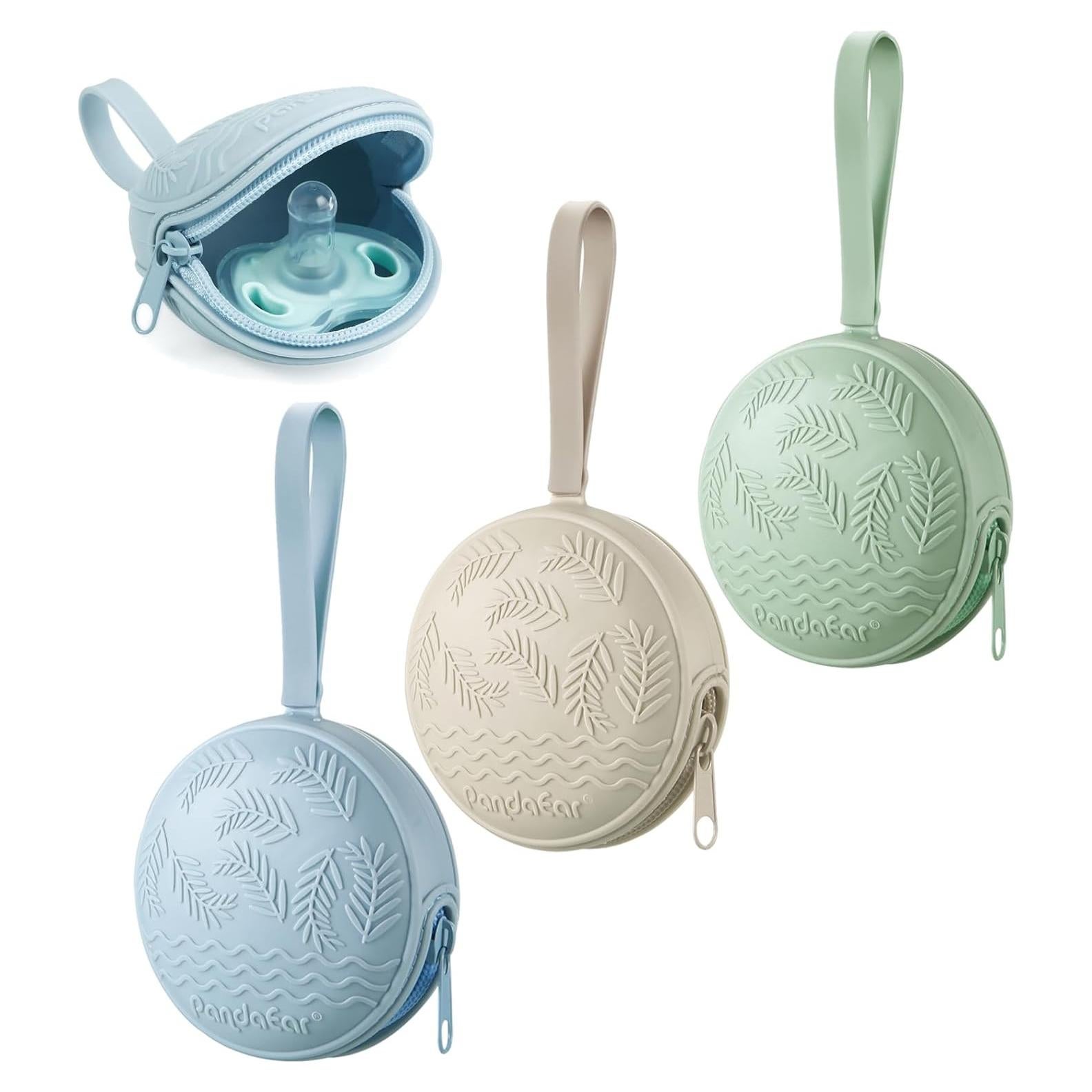 Funda de Chupete PandaEar 3 Pack Silicona Libre de BPA