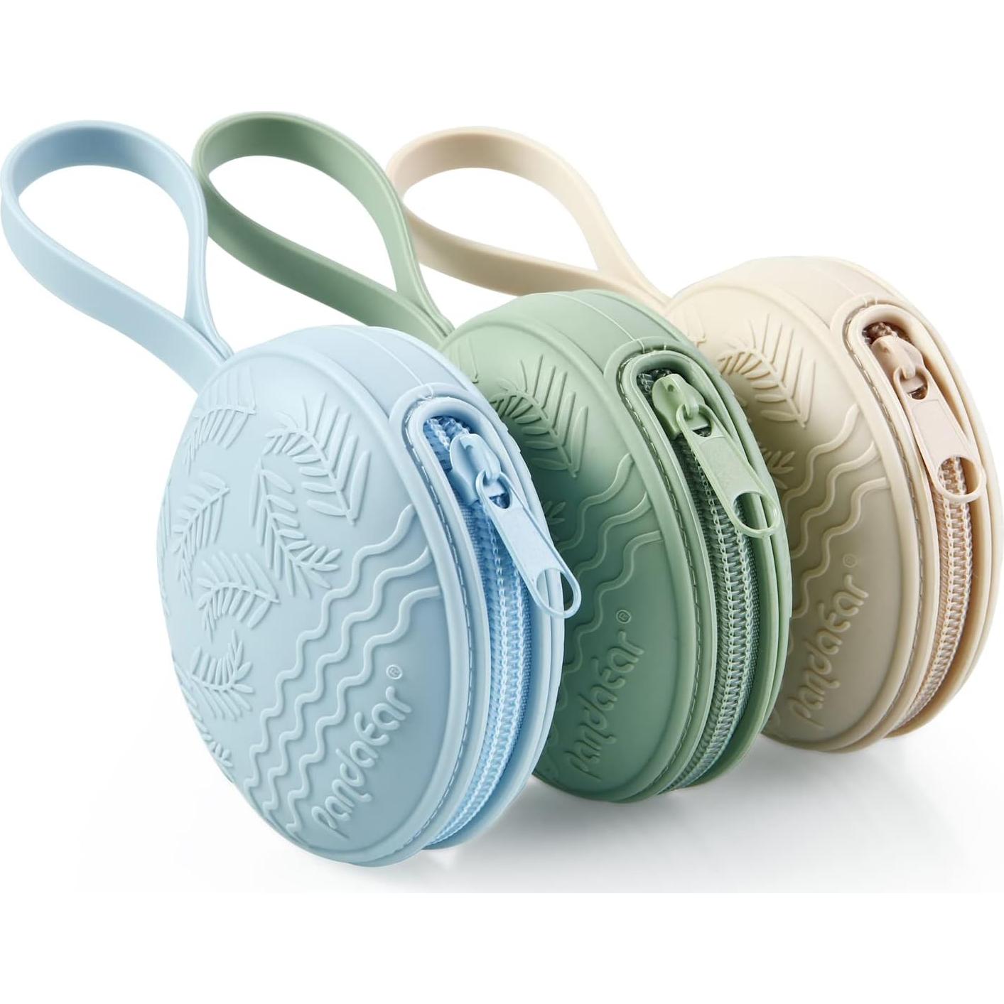 Funda de Chupete PandaEar 3 Pack Silicona Libre de BPA