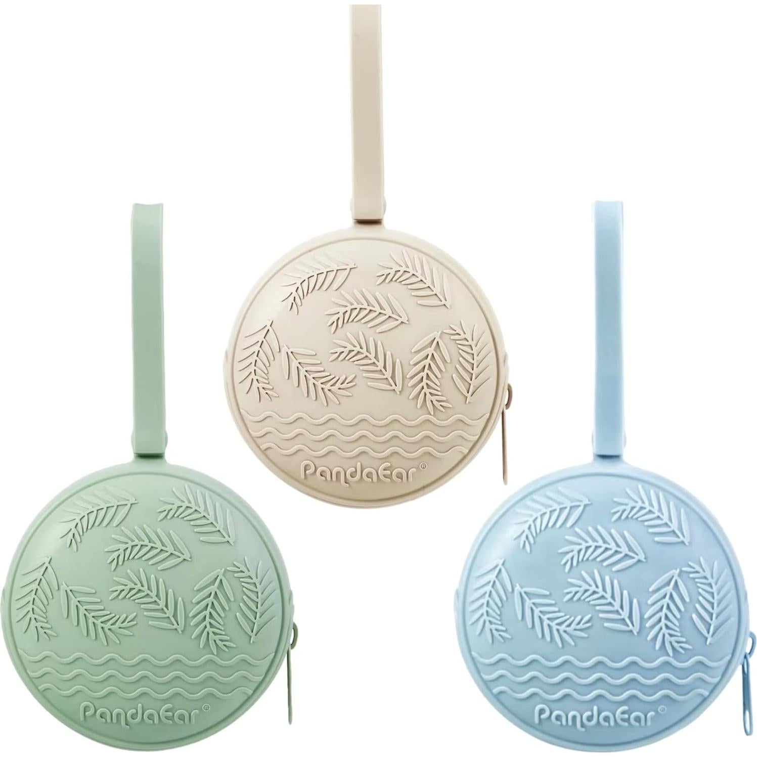 Funda de Chupete PandaEar 3 Pack Silicona Libre de BPA