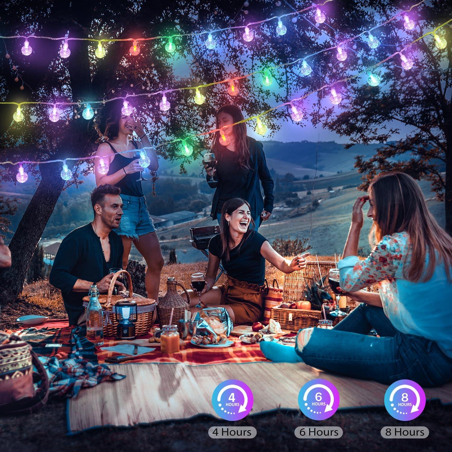 Luces de Cadena LED Omika 5m 50 Esferas RGB Control Remoto