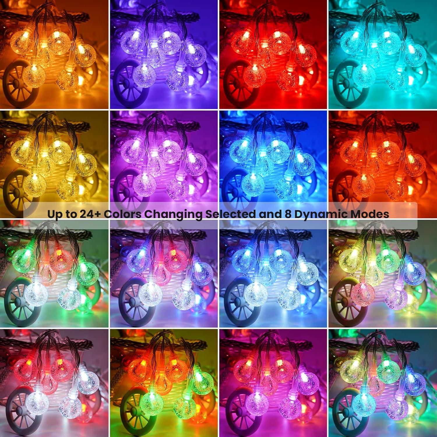Luces de Cadena LED Omika 5m 50 Esferas RGB Control Remoto