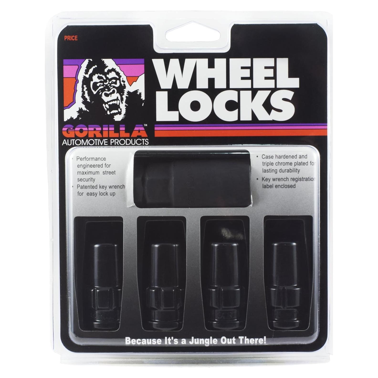 Candados de Rueda GORILLA 76691NBC 9/16" (14.29 mm) Cromado - Paquete de 4