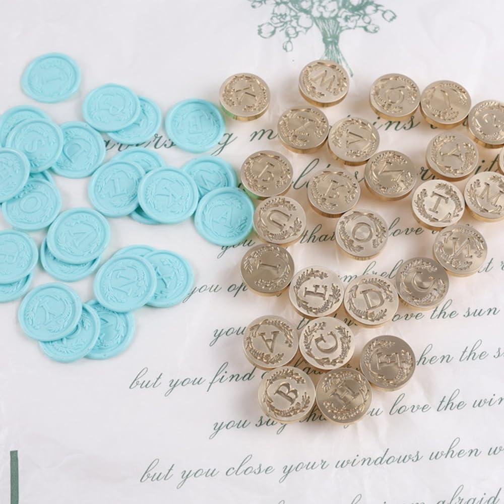 Kit de Sello de Cera Inicial Elegante WUERLIN S, 2 Piezas