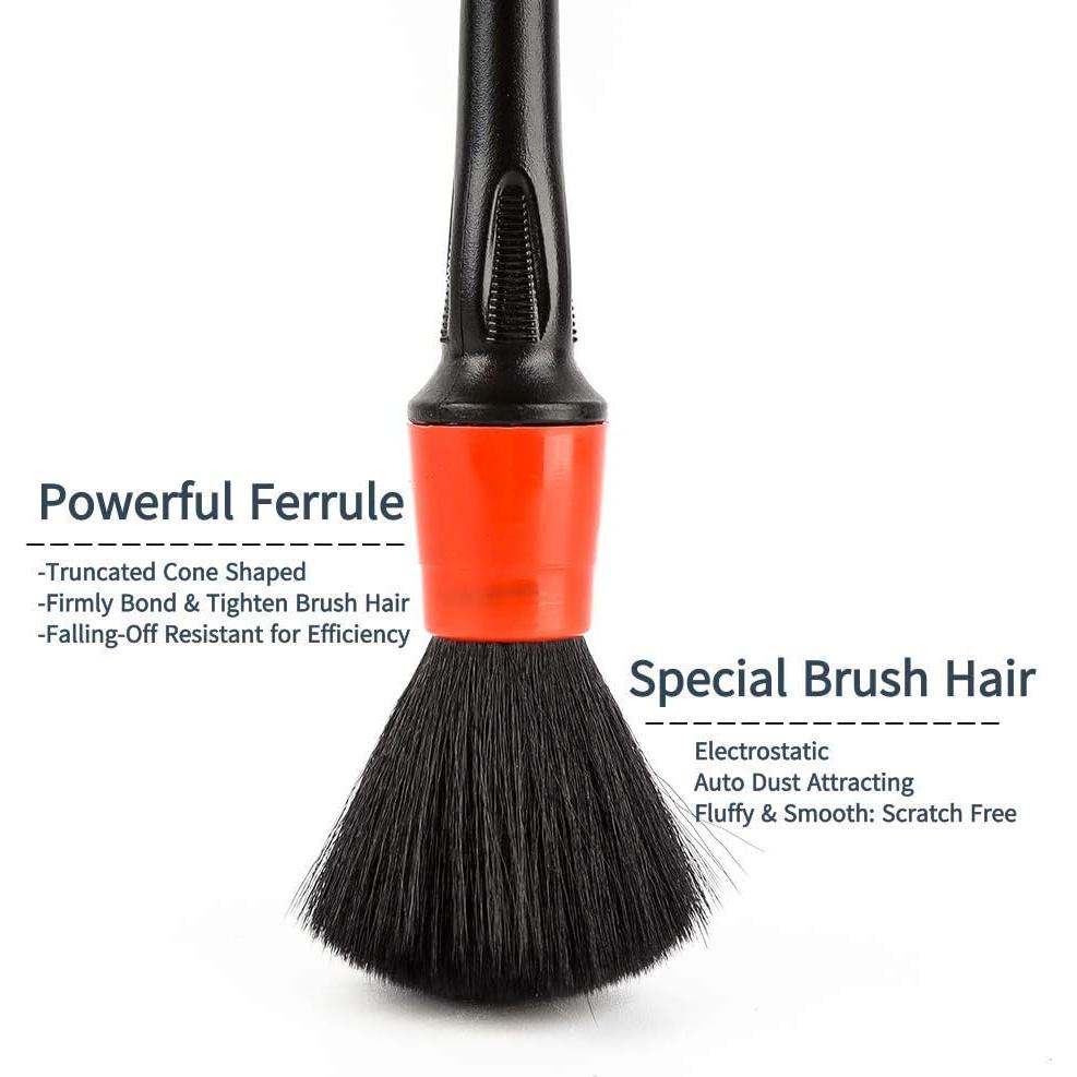 Juego de Cepillos de Detalle SGCB PRO de 2 Piezas para Limpieza