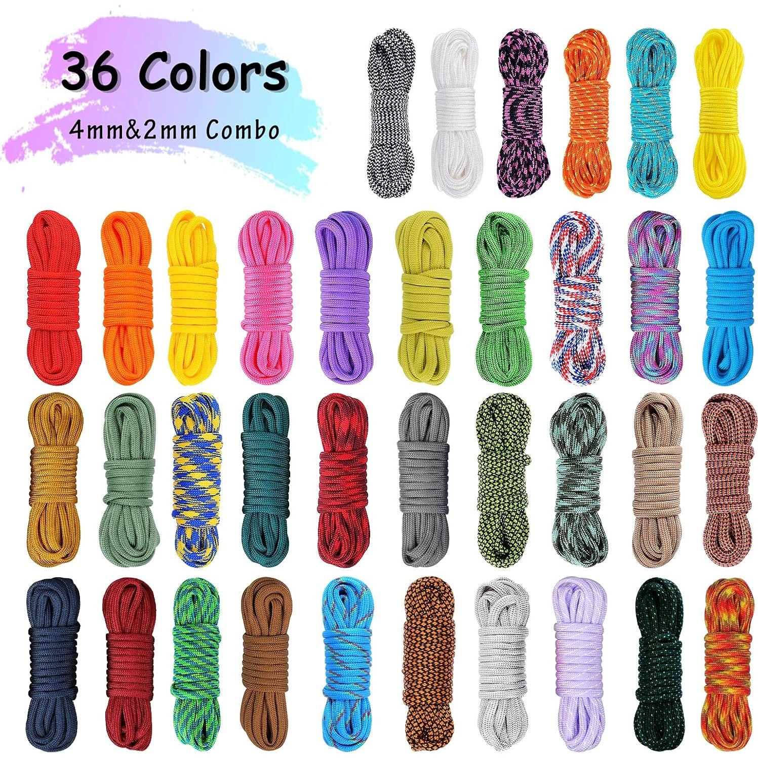 Kit de Pulseras de Paracord MONOBIN - 36 Colores y Accesorios