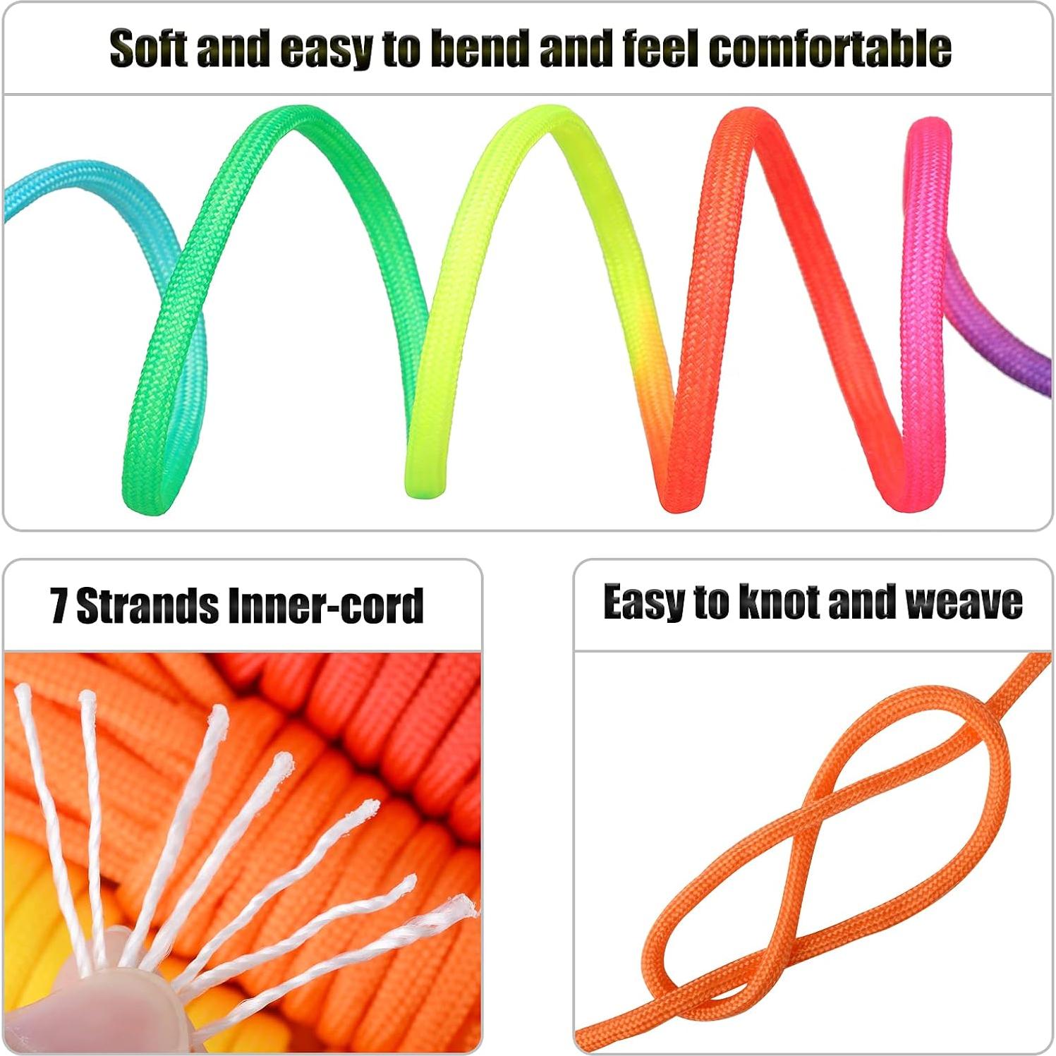 Kit de Pulseras de Paracord MONOBIN - 36 Colores y Accesorios