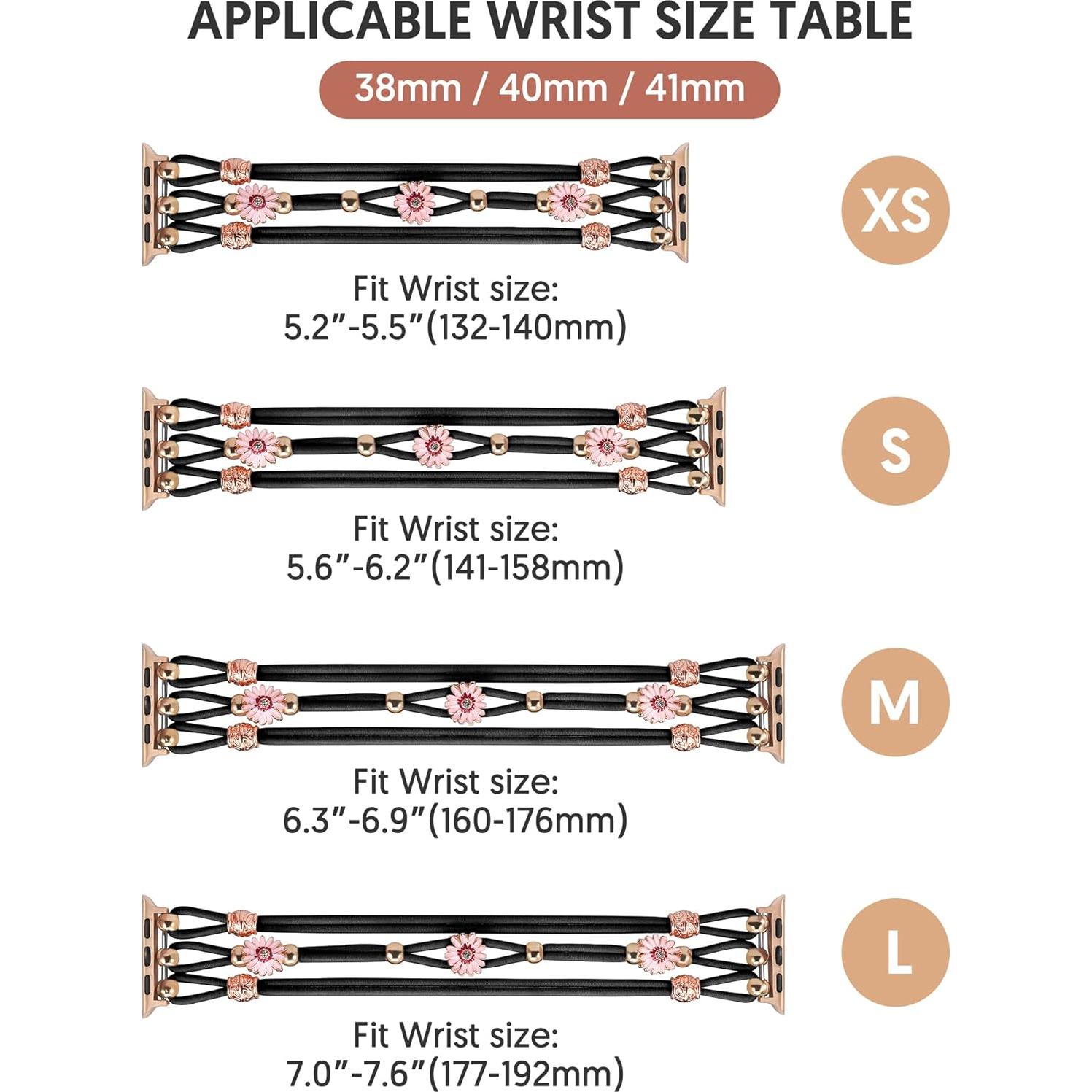 Pulsera Boho TOYOUTHS para Apple Watch 38-42mm Mujeres