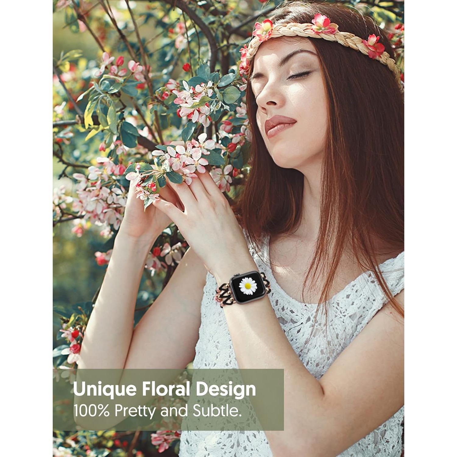 Pulsera Boho TOYOUTHS para Apple Watch 38-42mm Mujeres