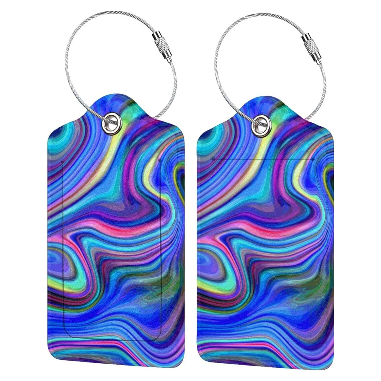 Etiquetas de Equipaje Abstractas SNAPMADE - Paquete de 2