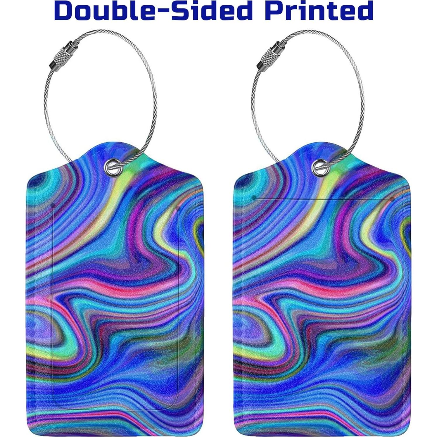 Etiquetas de Equipaje Abstractas SNAPMADE - Paquete de 2