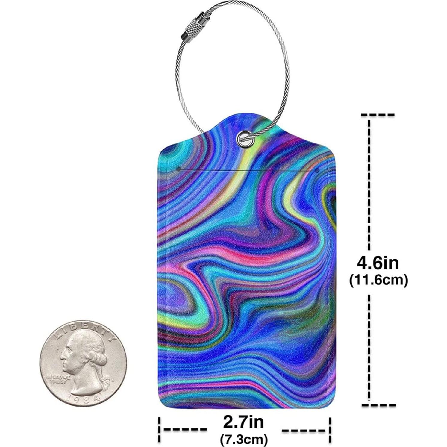 Etiquetas de Equipaje Abstractas SNAPMADE - Paquete de 2