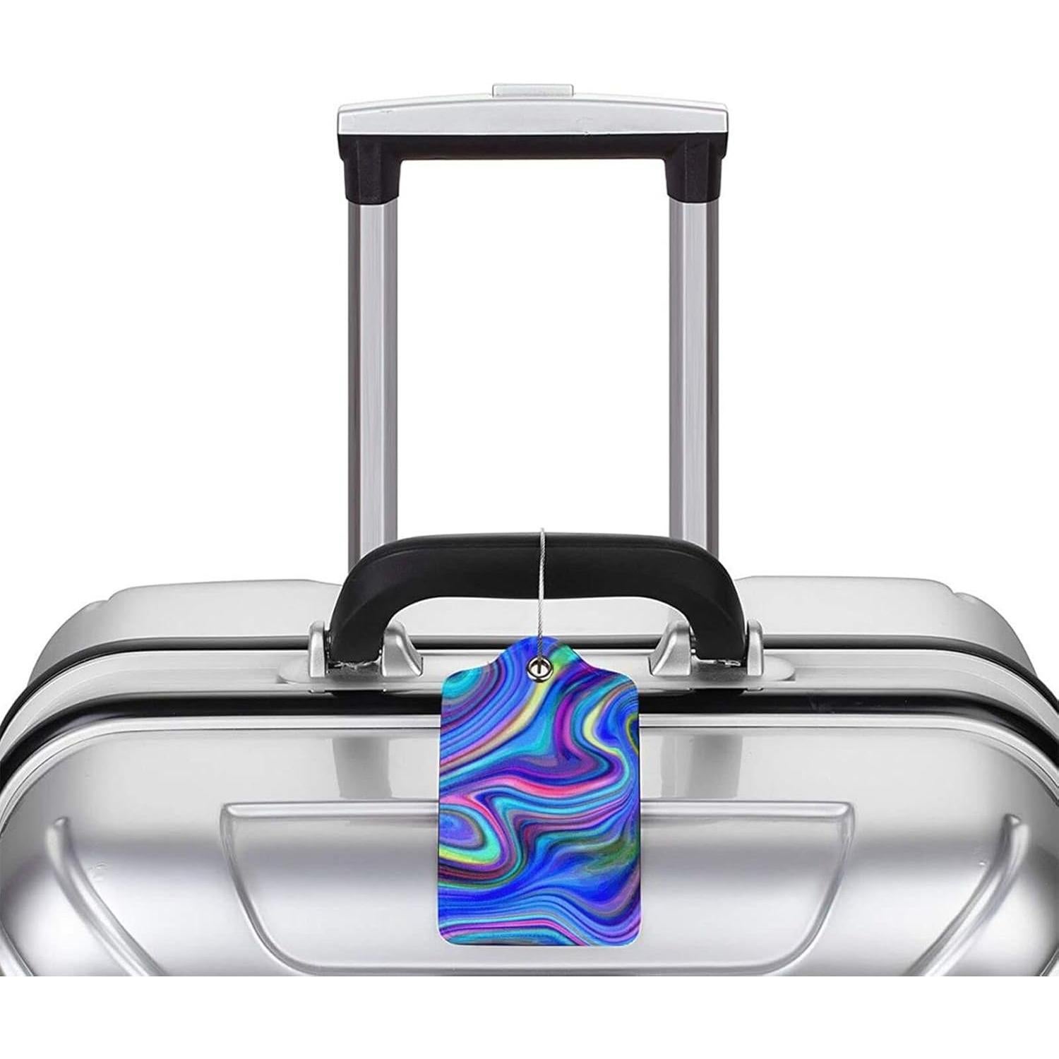 Etiquetas de Equipaje Abstractas SNAPMADE - Paquete de 2