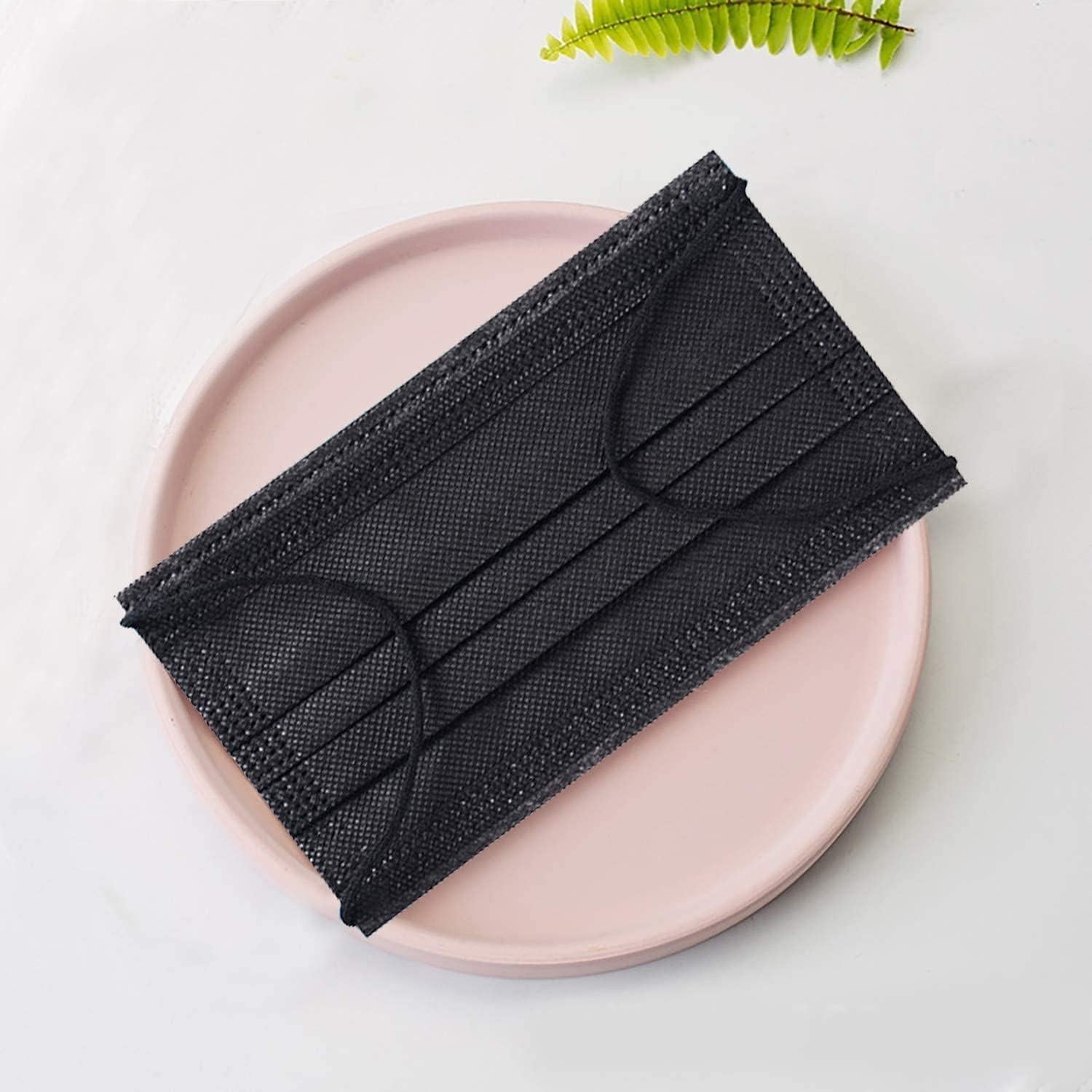 Mascarillas Desechables Negras 3 Capas Hyegiir 200 Pcs