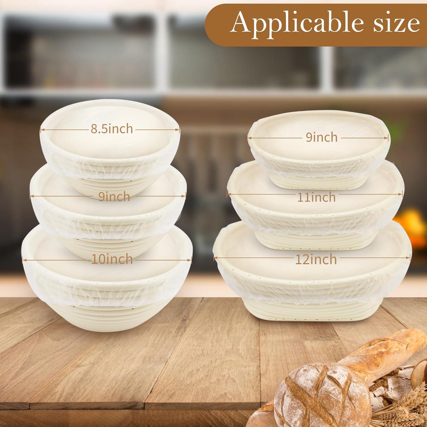 120 Gorras de Ducha para Fermentación de Pan QUPIVA