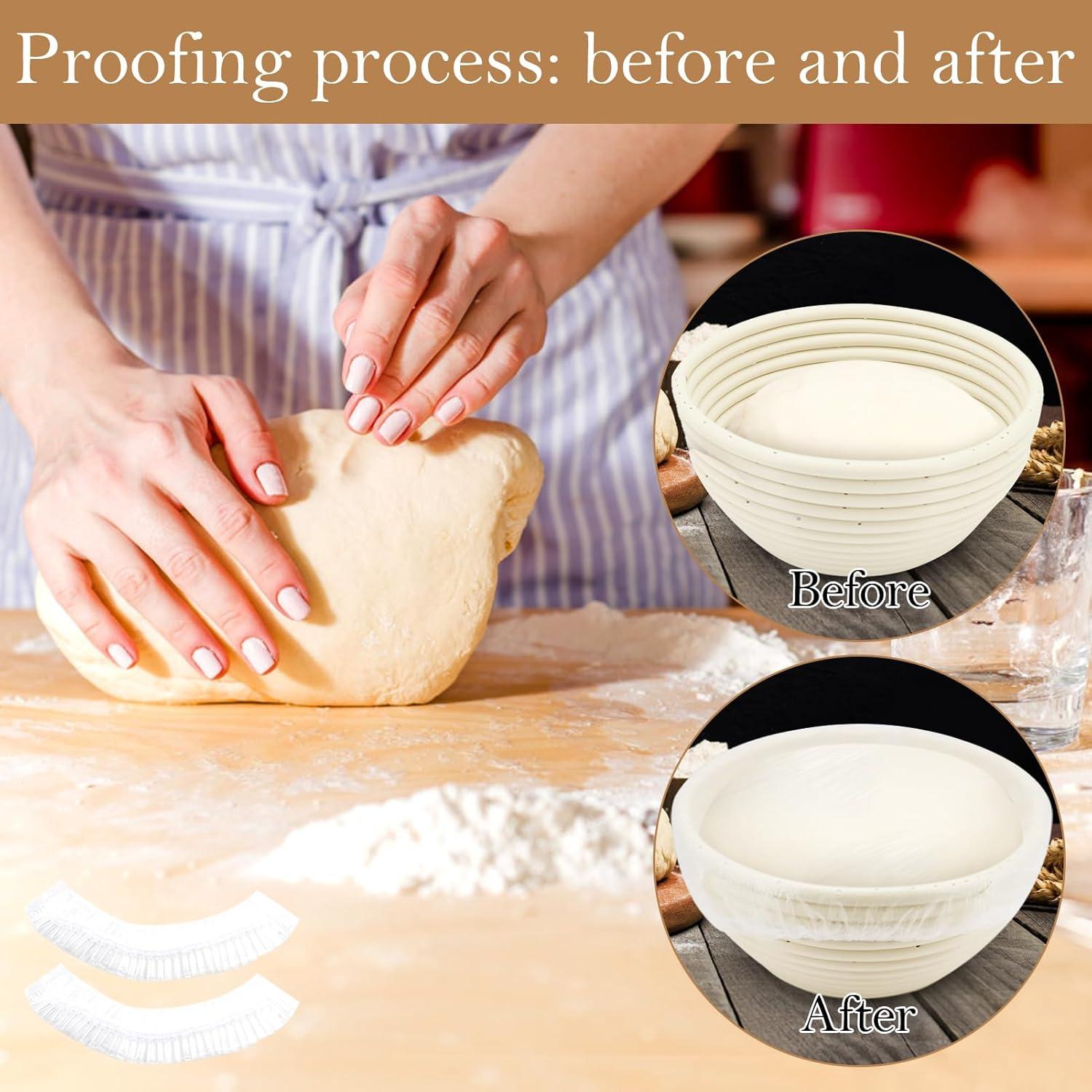 120 Gorras de Ducha para Fermentación de Pan QUPIVA