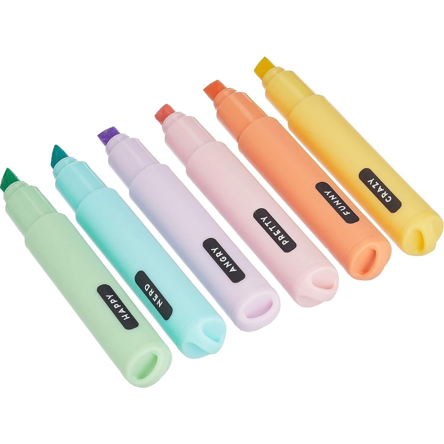 Set de 6 Marcadores Neon Legami Estilo Teddy 0.5mm Pastel