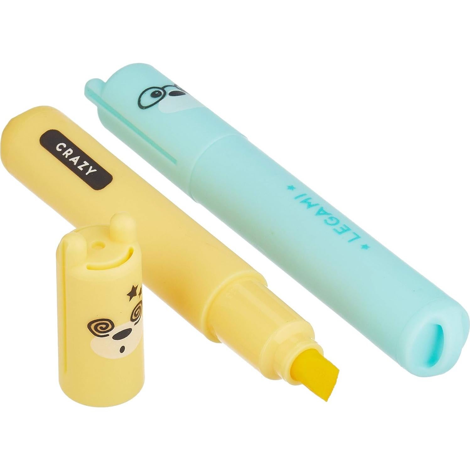 Set de 6 Marcadores Neon Legami Estilo Teddy 0.5mm Pastel