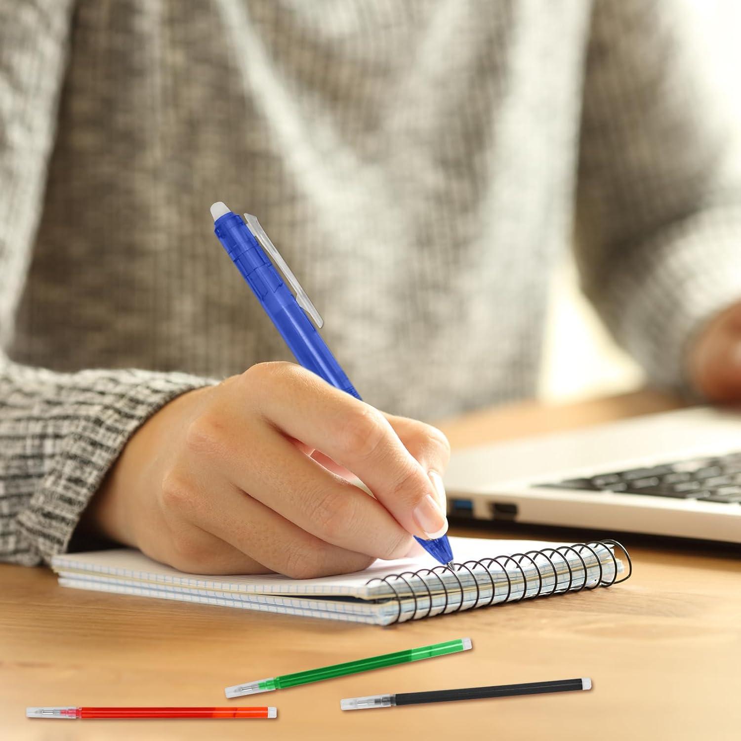 Recargas de bolígrafo gel borrable Jawfait 0.7 mm 16 colores