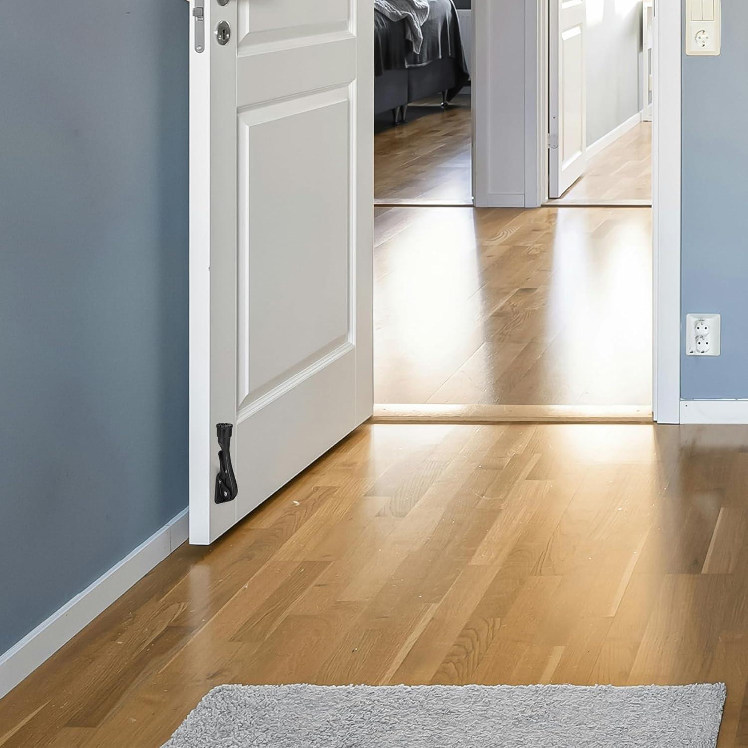 Tope de Puerta Kickdown Malimali Ajustable 10.16 cm Negro