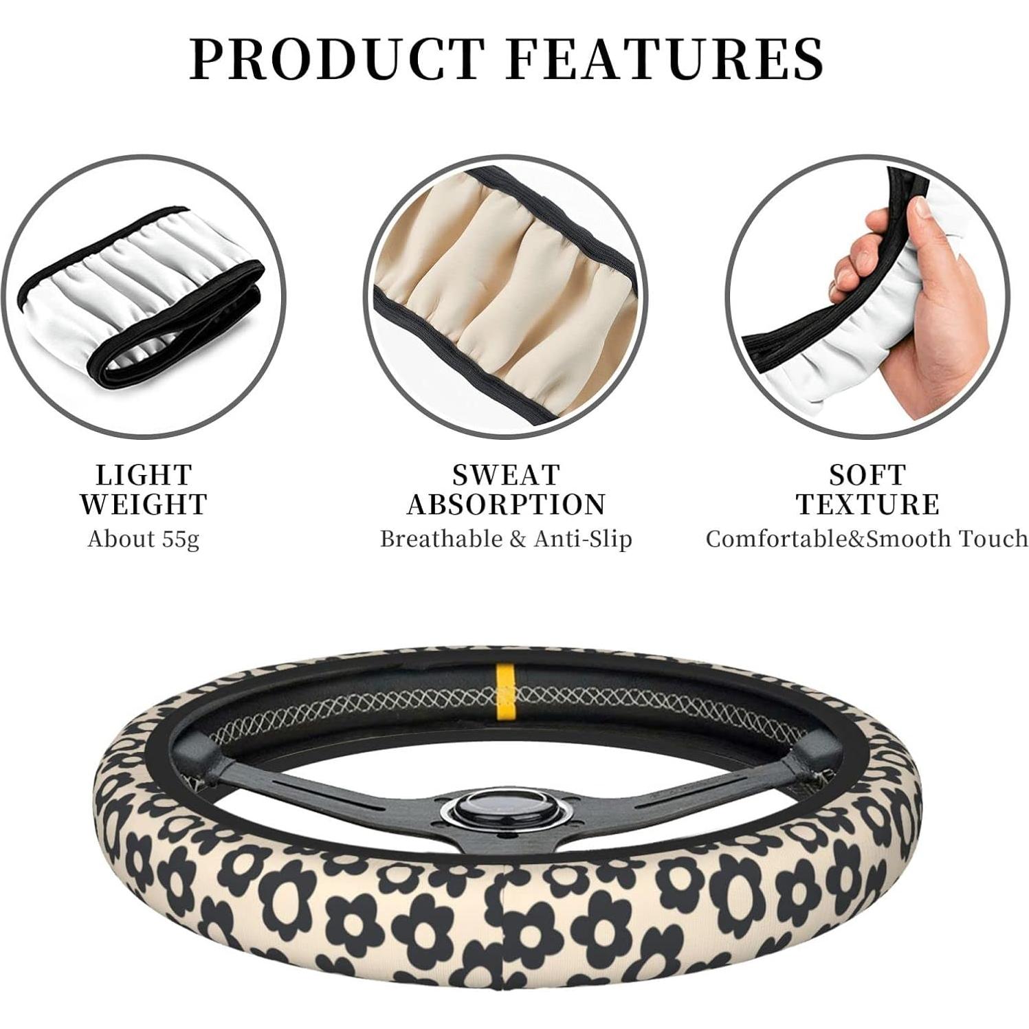 Cubierta de Volante YANGDADA Flores Vintage 36.8-39.4 cm