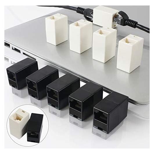 Paquete de 10 Acopladores RJ45 Hembra a Hembra GWFIBER Cat6