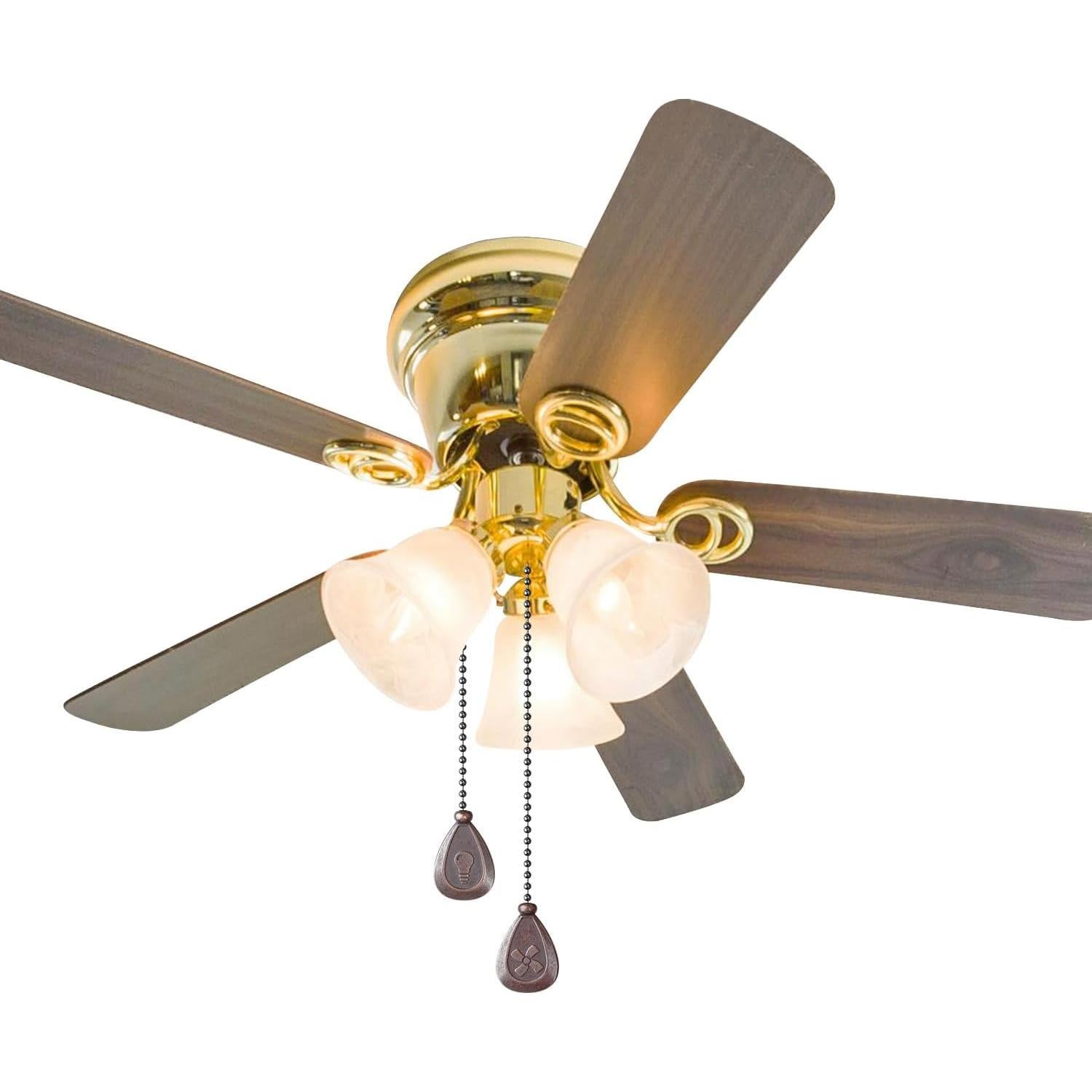 2 Cadenas de Tirar para Ventilador de Techo SHIFANQI Cobre 30.48cm