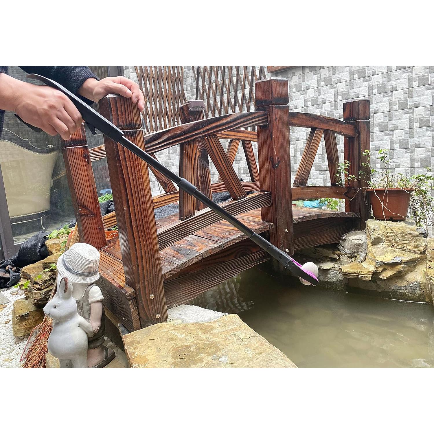 Recogedor de Basura Plegable HingPro 81 cm Rosa Ergonomico