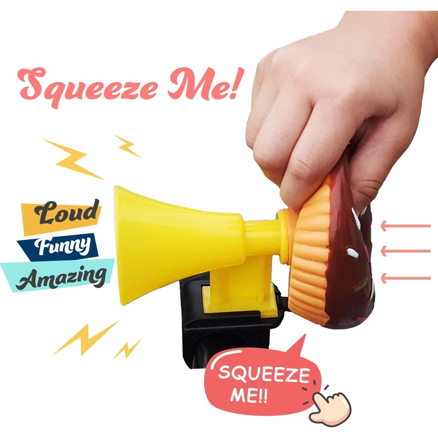 Claxon de Bicicleta ONIPAX BS-20X Donut Marrón - Fácil Instalación