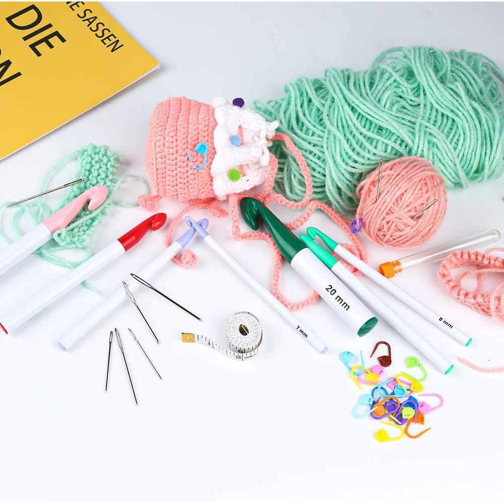 Juego de Ganchillos Ergonómicos MORFEN 37 Pcs Multicolor