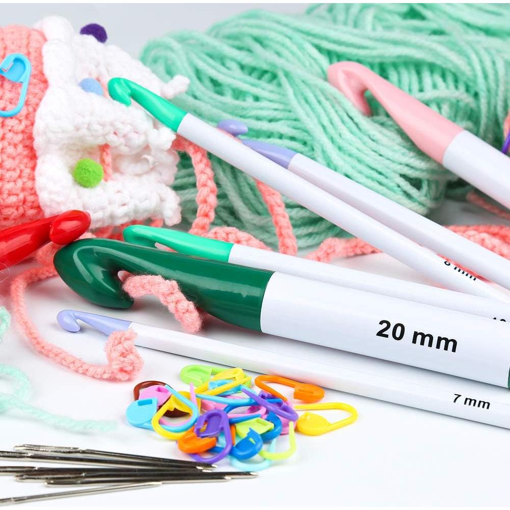 Juego de Ganchillos Ergonómicos MORFEN 37 Pcs Multicolor