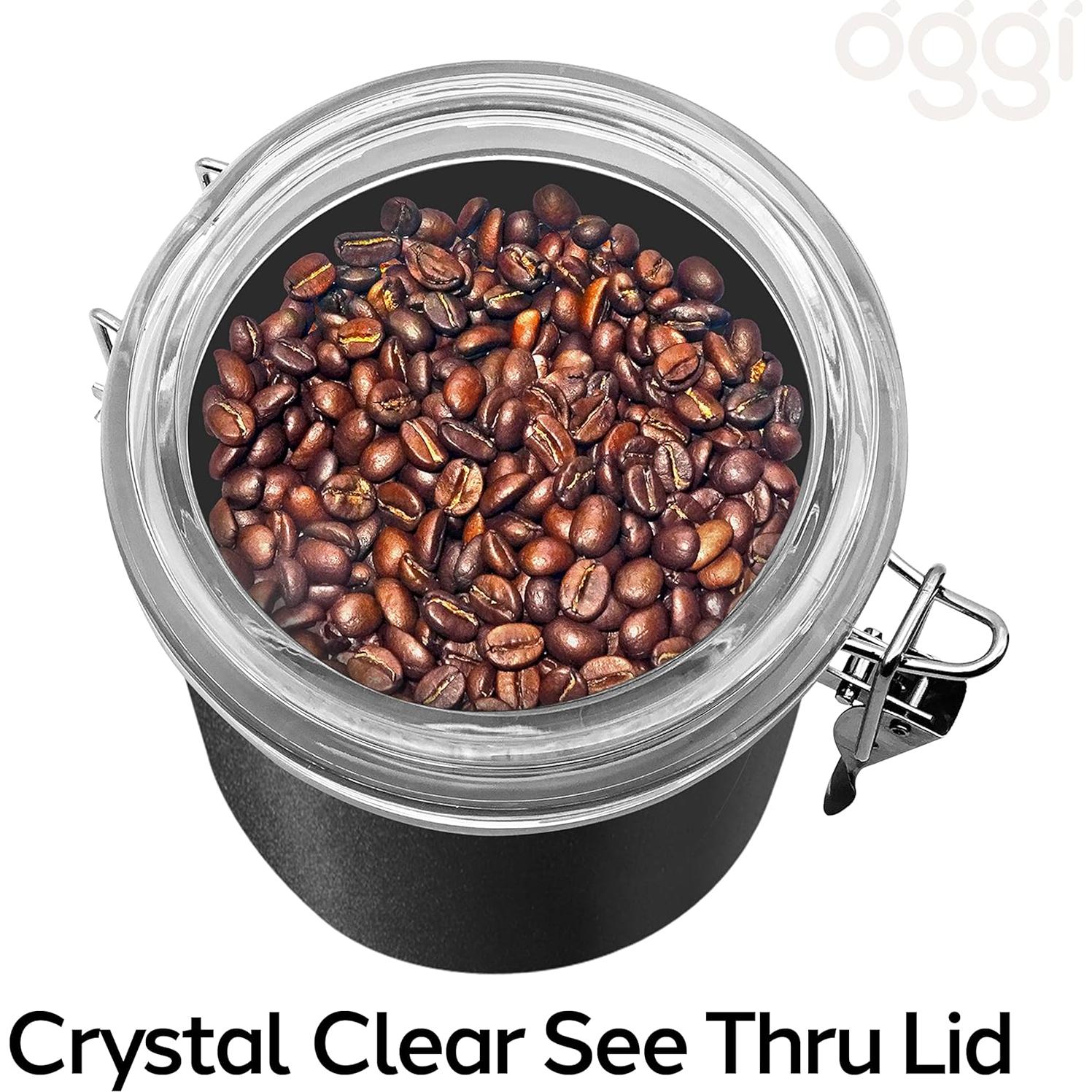 Recipiente Hermético Oggi Acero Inoxidable 0.77 L Negro