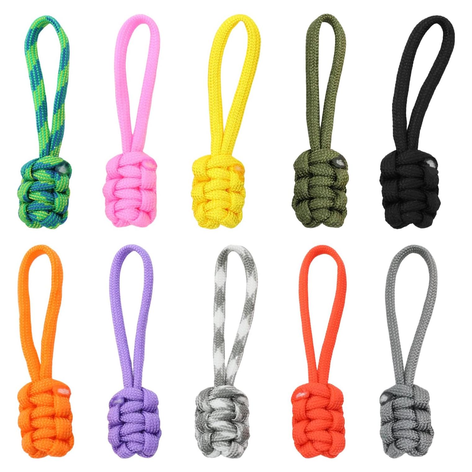 Tiradores de Cremallera de Nylon Honbay 10PCS Multiusos 7.5cm