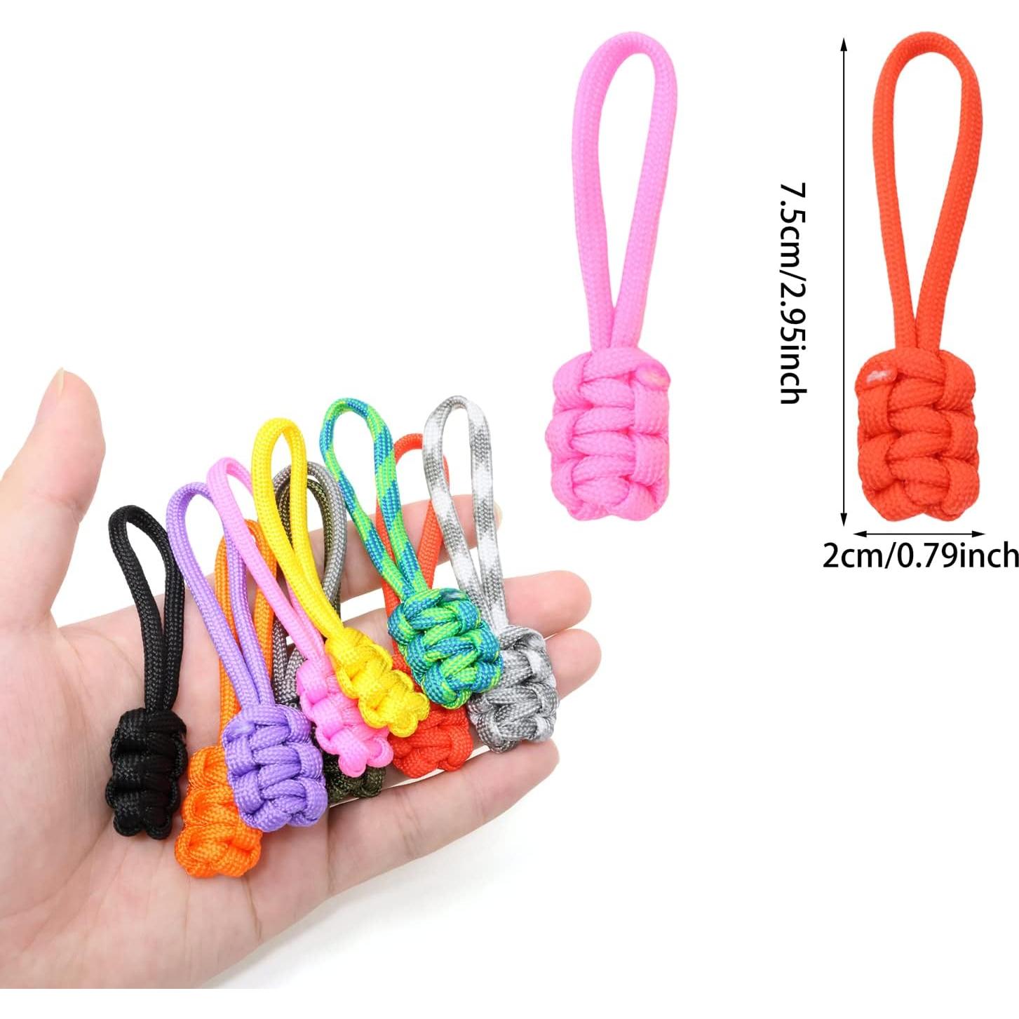 Tiradores de Cremallera de Nylon Honbay 10PCS Multiusos 7.5cm