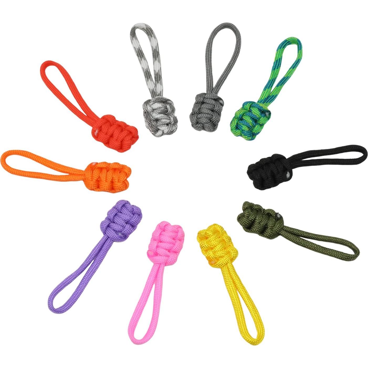 Tiradores de Cremallera de Nylon Honbay 10PCS Multiusos 7.5cm