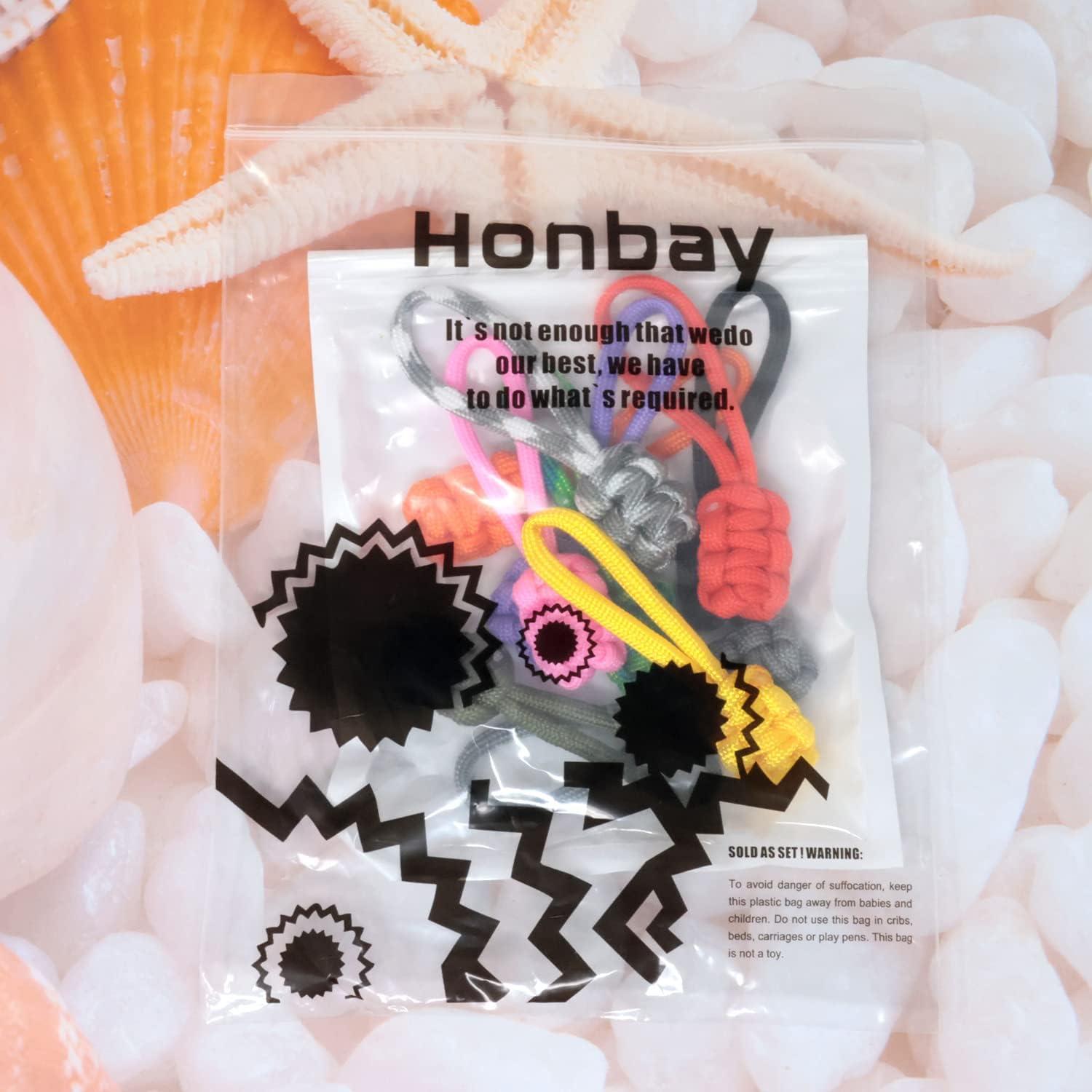 Tiradores de Cremallera de Nylon Honbay 10PCS Multiusos 7.5cm
