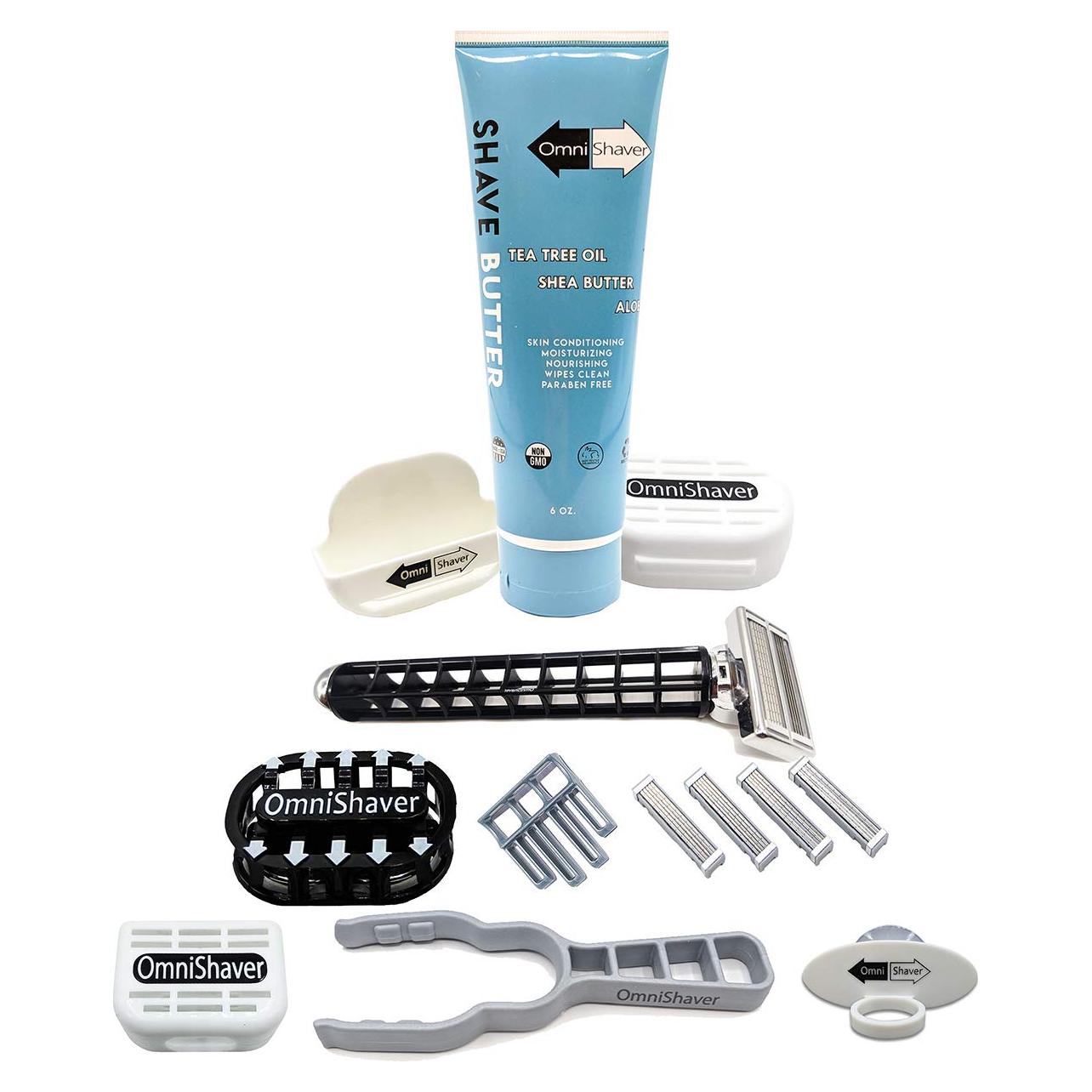 Kit Deluxe Afeitadora OmniShaver - Afeitado Rápido y Eficaz