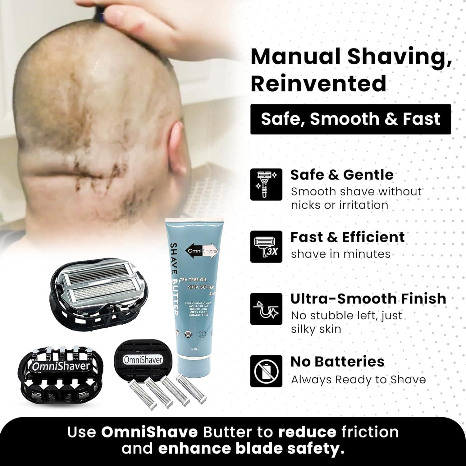 Kit Deluxe Afeitadora OmniShaver - Afeitado Rápido y Eficaz