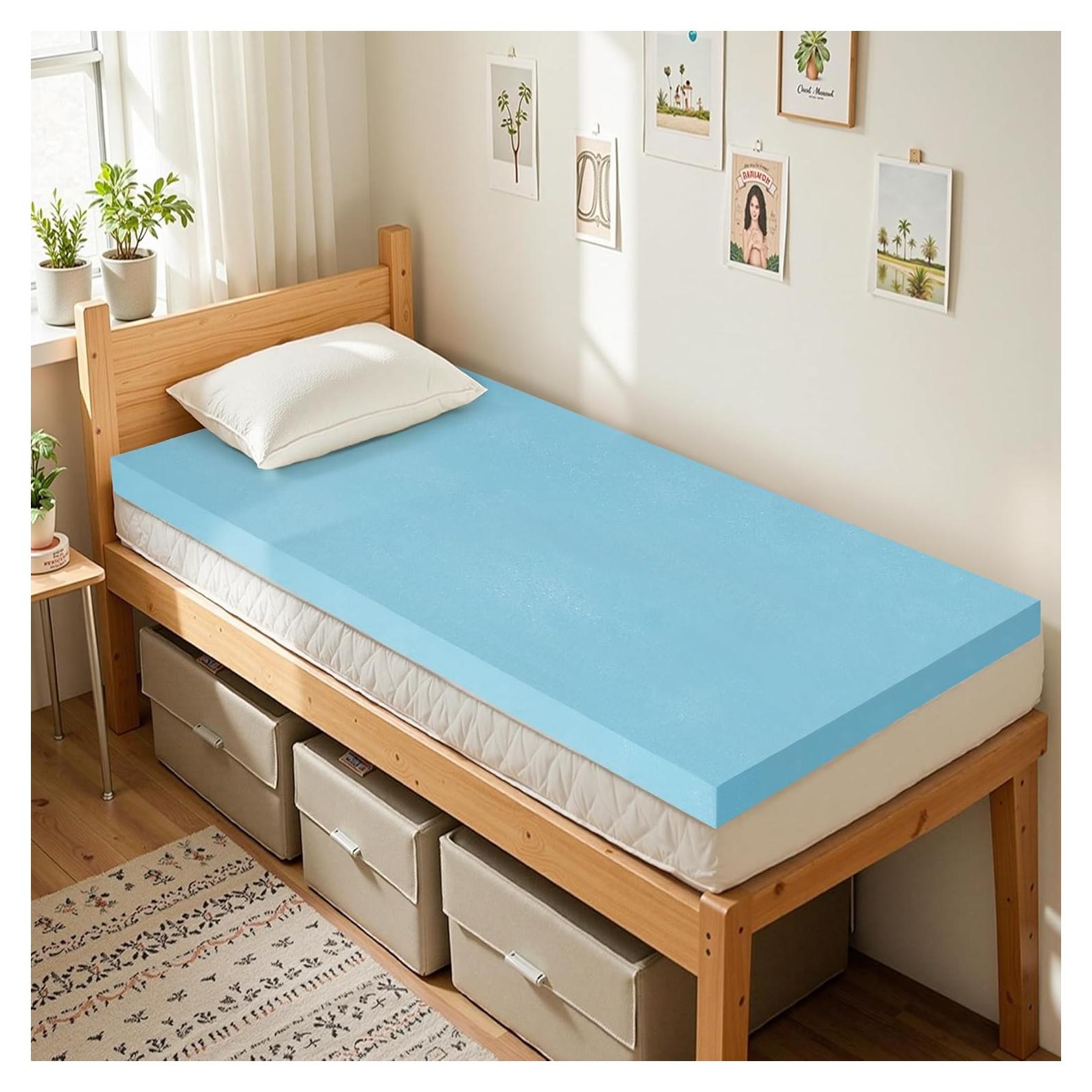 Cubierta de colchón Twin SyMax L2T Espuma Viscoelástica 5.08 cm