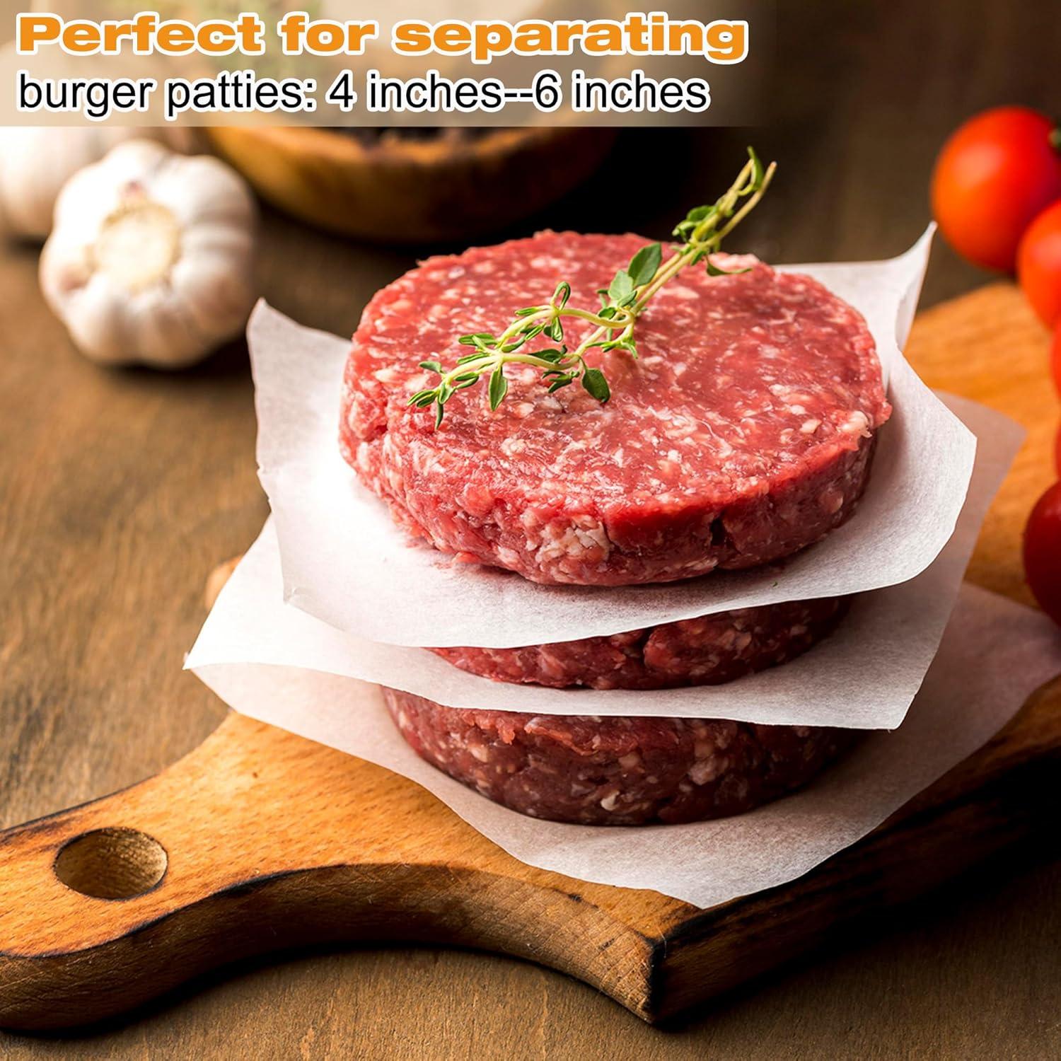 Papel Pergamino para Hamburguesas AIMEIKI 300 Hojas 15x15 cm