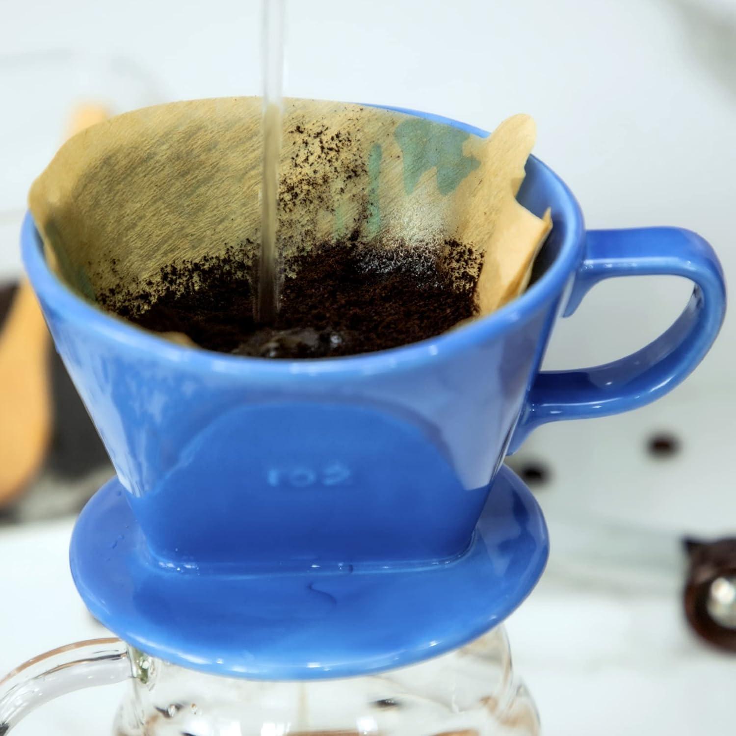 Cafetera de Goteo de Cerámica LHUKSGF Azul 0.48 kg