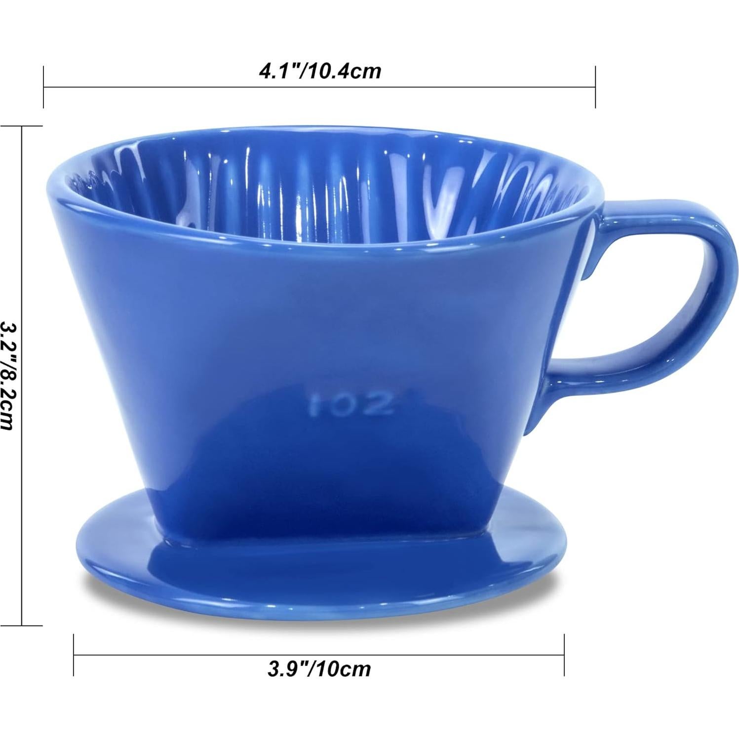 Cafetera de Goteo de Cerámica LHUKSGF Azul 0.48 kg