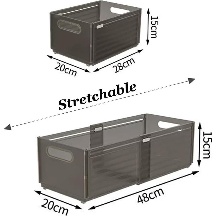 Cajas de Almacenamiento Plegables Defrko, 2 Unidades, Gris