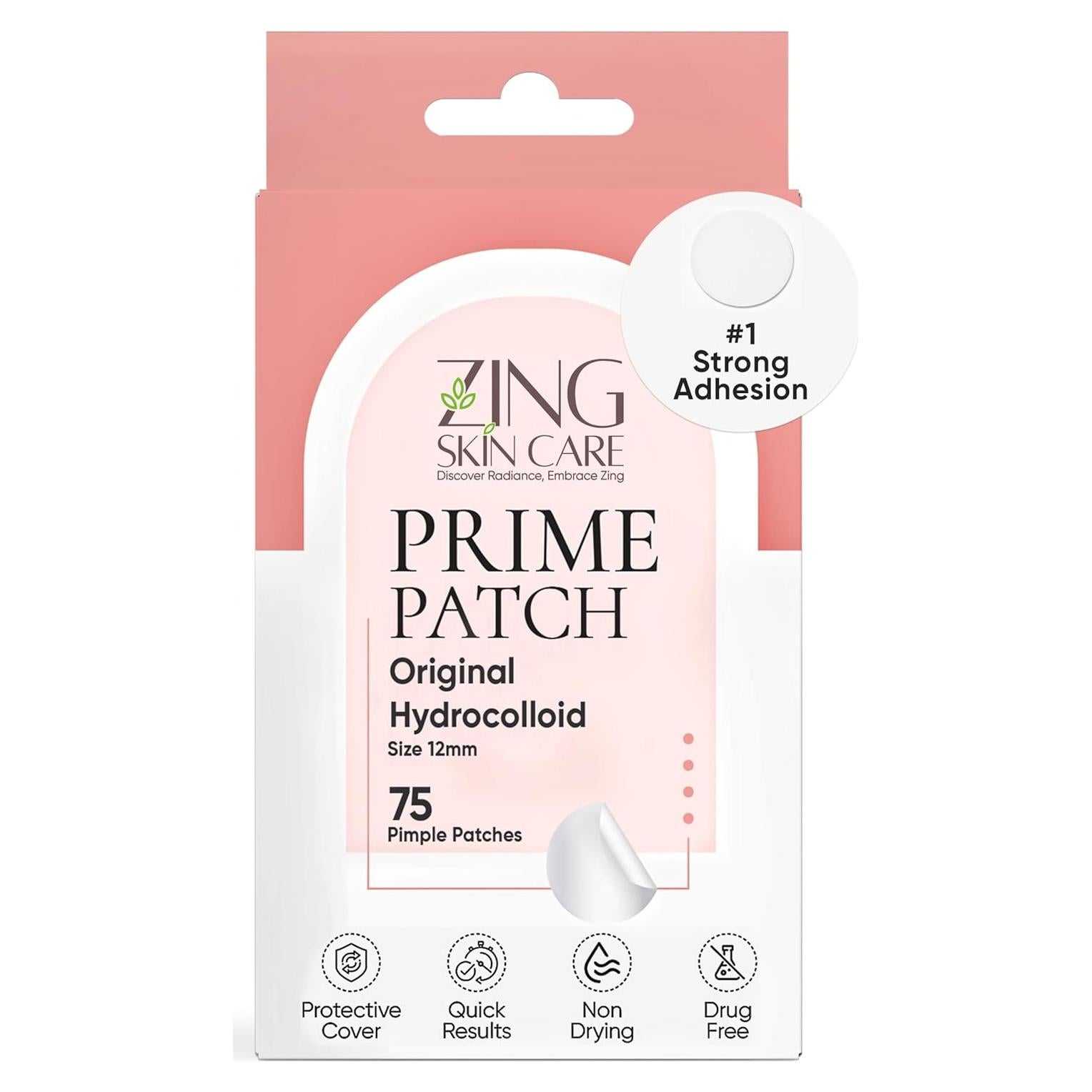 Parches Hidrocoloides Prime Patch Zing Skin Care 75 Unidades