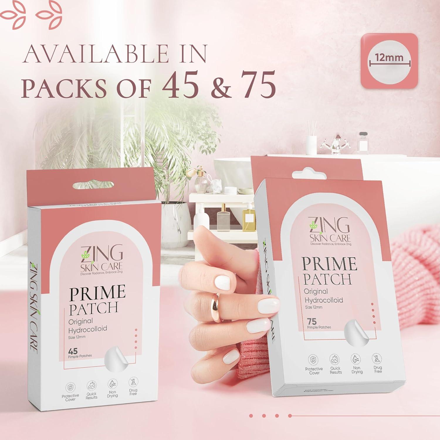 Parches Hidrocoloides Prime Patch Zing Skin Care 75 Unidades