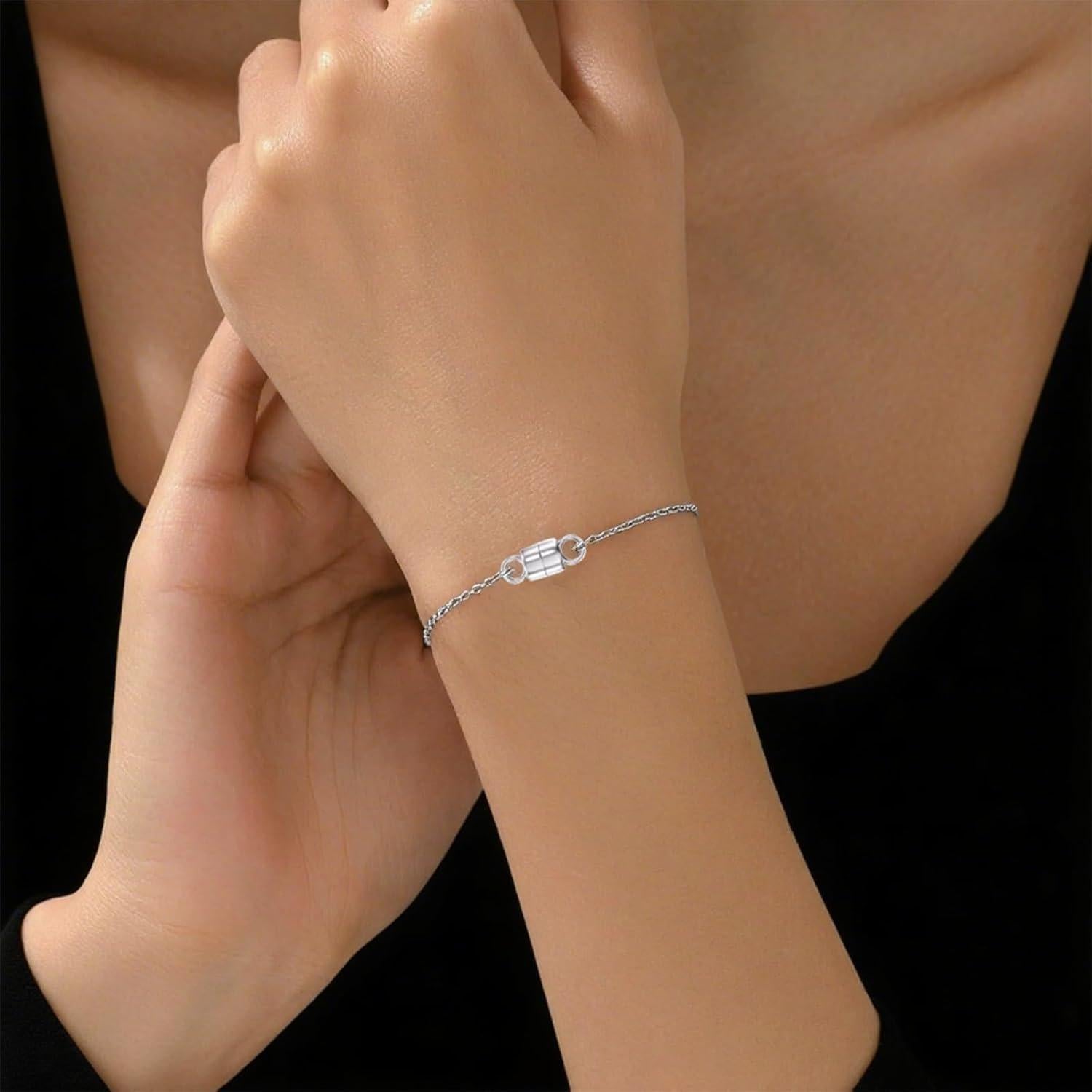 20 Pares de Cierres Magnéticos de Joyería Naturahand Plata