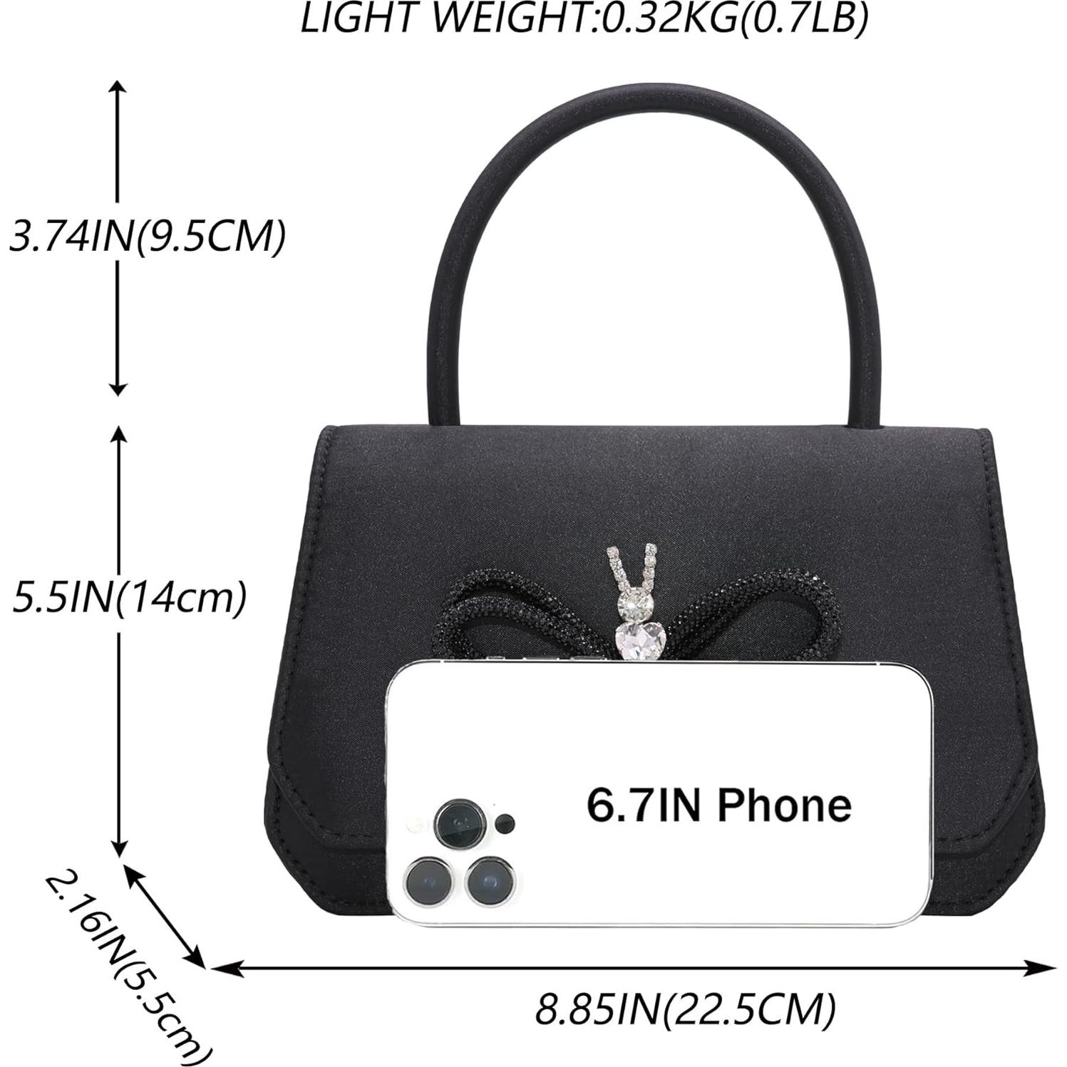 Bolso de Noche para Mujeres Milisente - Cartera de Fiesta de Cuero Sintético